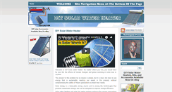 Desktop Screenshot of diysolarwaterheater.net